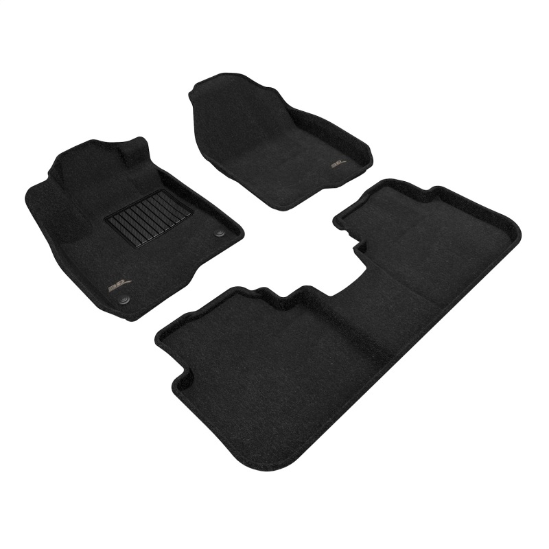 Honda CR-V Floor Mats - Front and Rear - 3D MAXpider - Elegant Series - Black - `23-`26